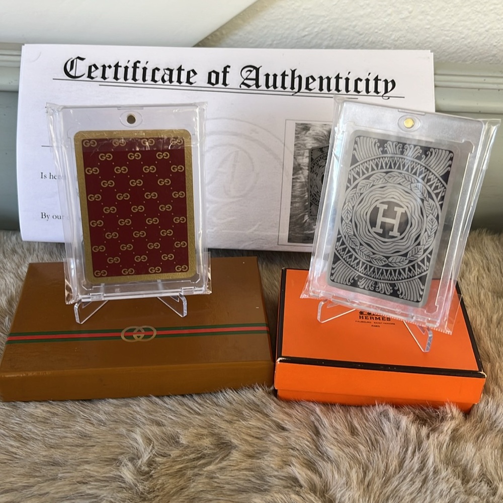 GUCCI and HERMES with COA